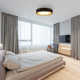 Murphie Single Light Polyester LED Flush Mount