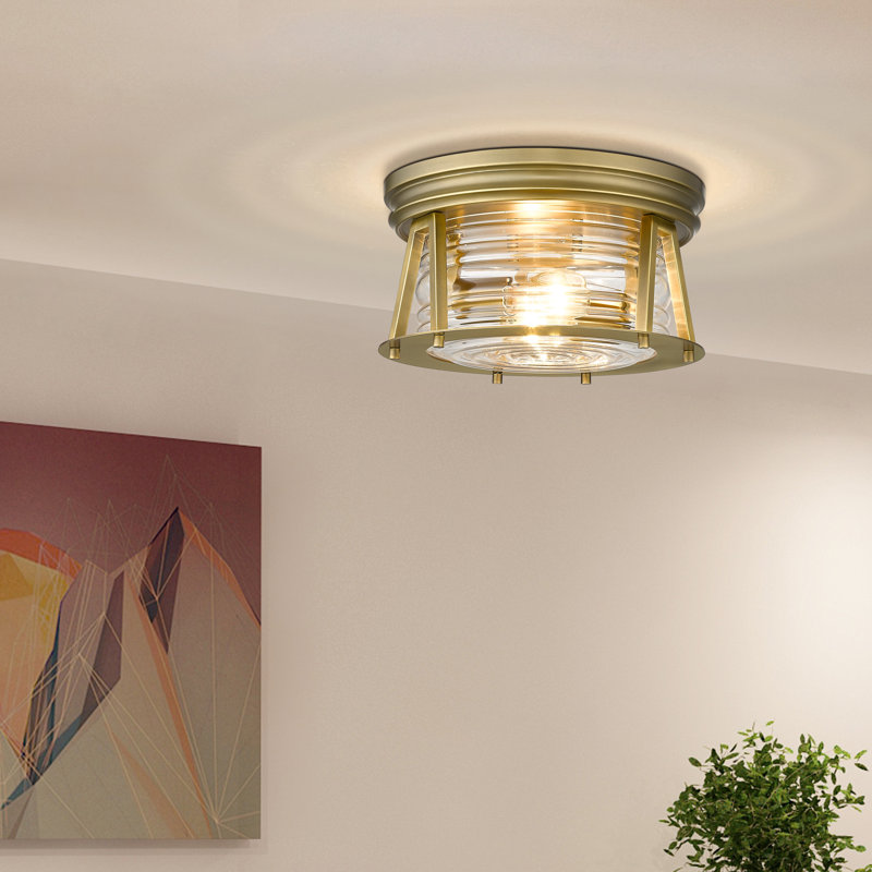 Plafonnier encastré 2 lumières Jayce, Bronze