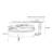 Light luxury design creative coffee table