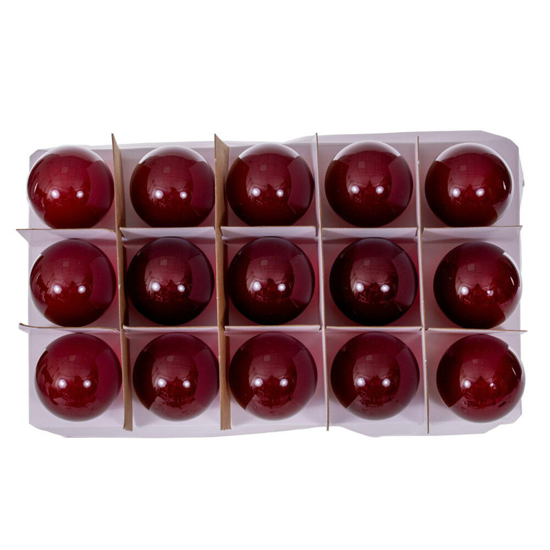 15Lt Red LED Glass G50-E12 Filament End-Connecting Set