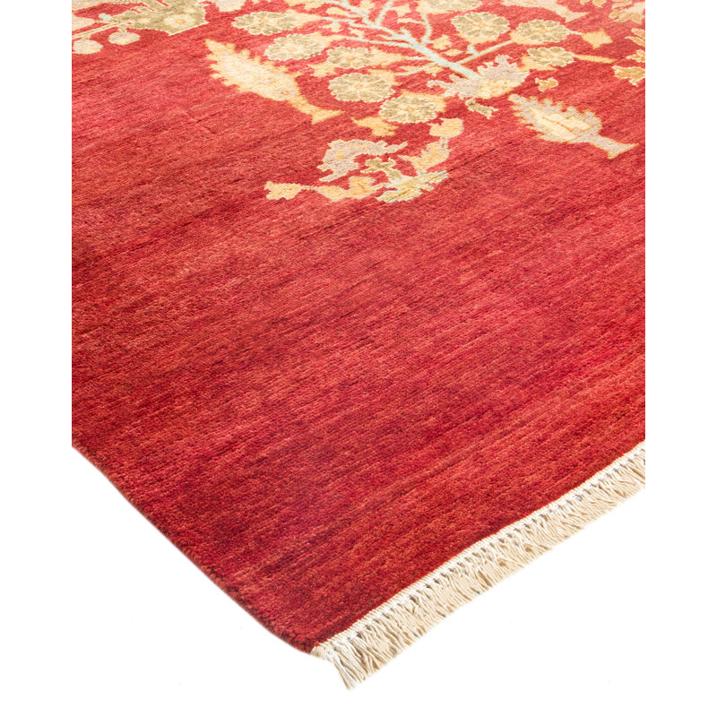 Sharone One-of-a-Kind 6' 1" X 9' 1" Hand Knotted Area Rug