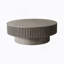Table basse ronde avec rangement, table d'appoint pour salon, chambre à coucher, appartement ou bureau-652160025