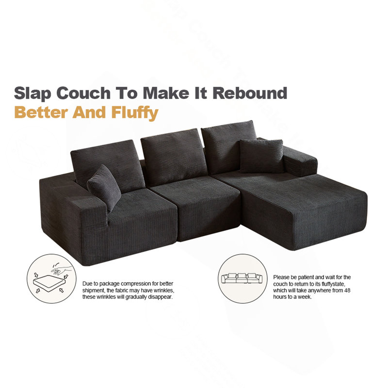 Modular Sectional Sofa With Chaise