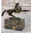 Aurigae Abstract Modern Contemporary Horse Figurine Bronze Sculpture On Marble Base