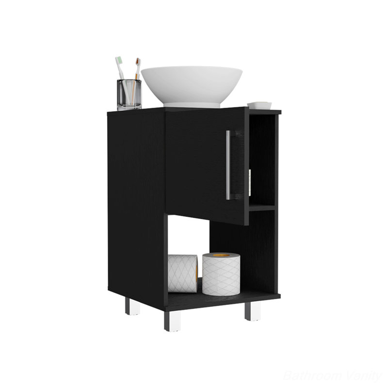 Armoire sous l'évier Vaila, Noir