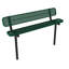 Banc en bois texturé veiné or, perforé, 1,83 m, avec dossier, à encastrer-1772234915-1772234937