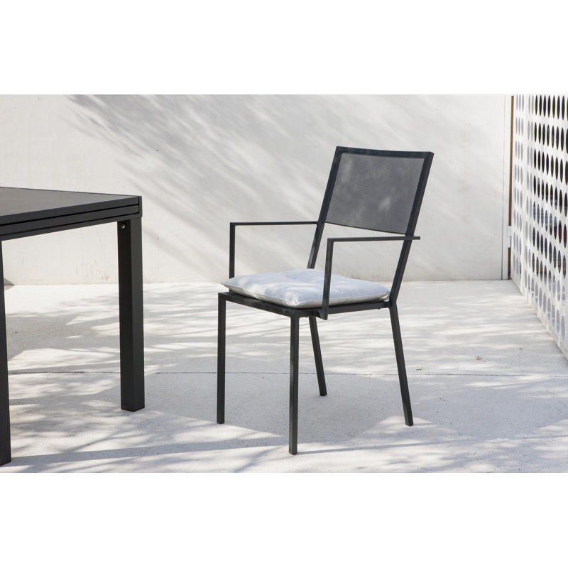 Conrad Outdoor Lounge Chair, Graphite