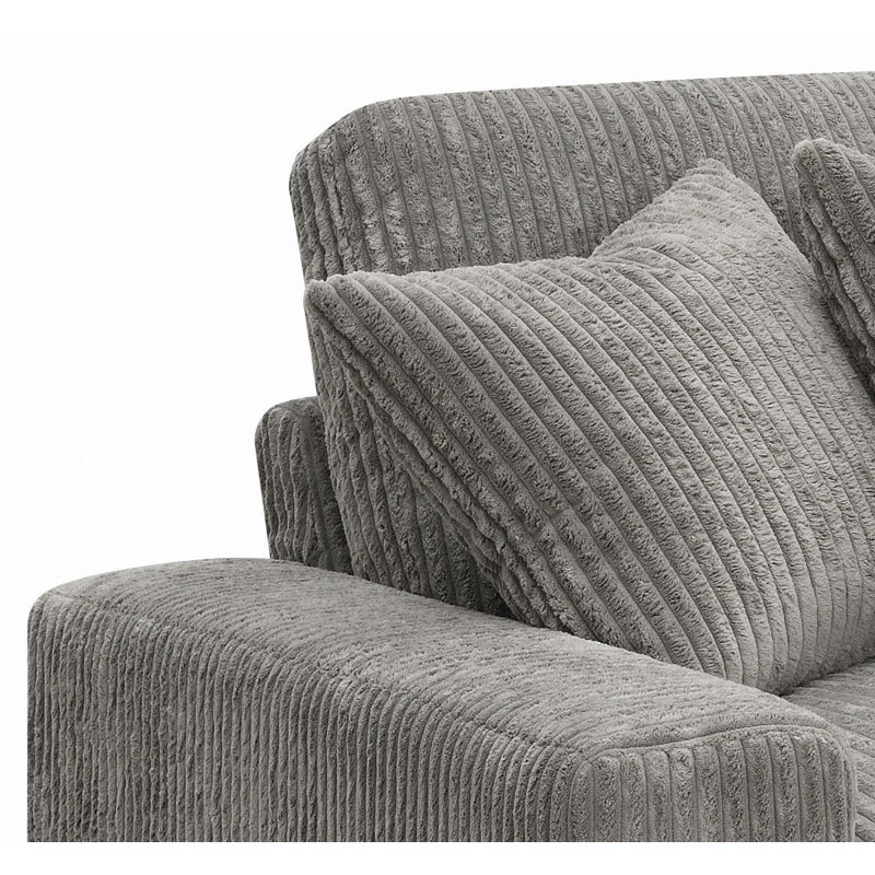 Sectional Sofa w/6 Pillows