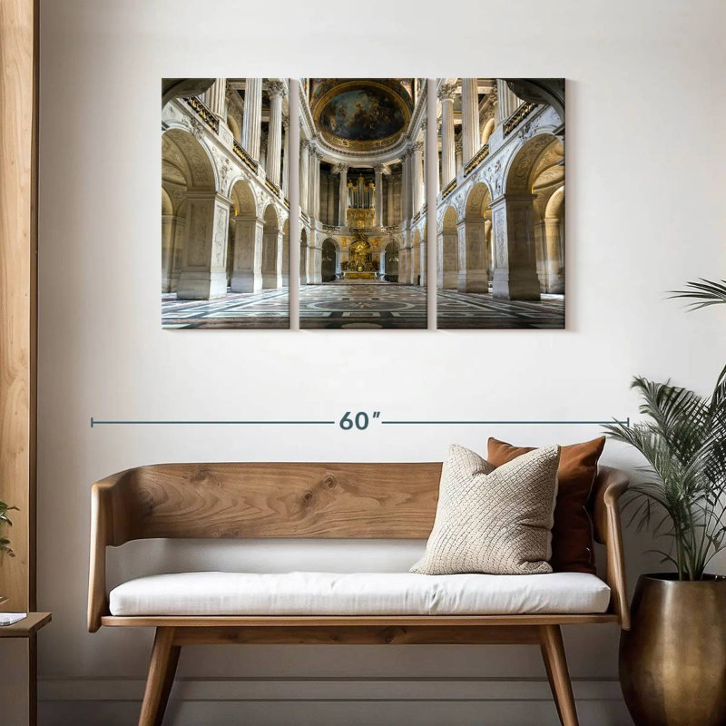 Versailles Interior, 28" H x 45" W