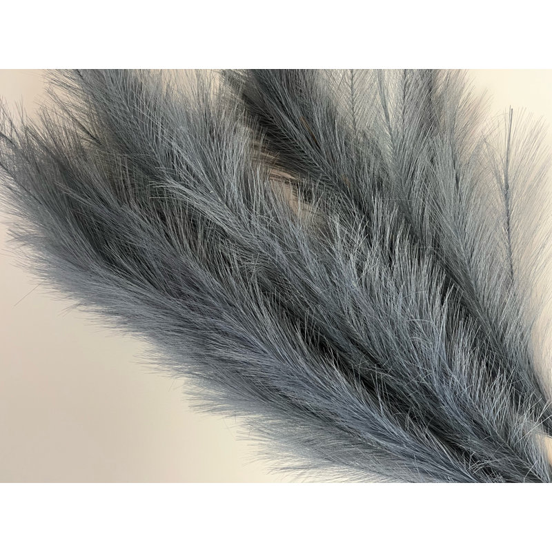Fabric Pampas Grass Arrangement, Grey