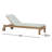 Upland Outdoor Patio Teak Chaise