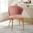 Euclid 29"H Modern Velvet Accent Chair with Tufted Back-841884784