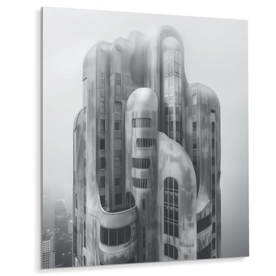 Gris, forteresses du futur III - Fortress, art mural