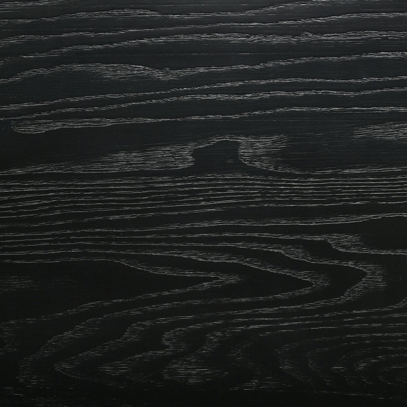 Table de chevet 3 tiroirs noire