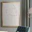 Portrait croquis I, toile encadrée de qualité supérieure - prête à être accrochée-1042434388-1042434408