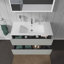 Base de meuble-lavabo simple mural 40,13 po seulement-154669631