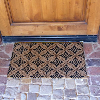 Rickert Non-Slip Geometric Doormat