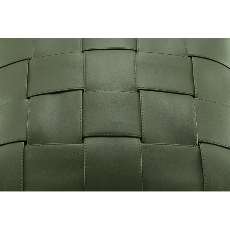 Housse de coussin en similicuir écossais, H 12 po x l 20 po, Rectangulaire