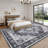 Oriental Machine Washable Area Rugs for Living Room Non-Slip Low Pile Distressed Carpet with Rubber Backing for Bedroom Dining Room Nursey-1908647881