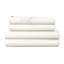 Draps 100% coton Whisper Organic - taille très simple TG - draps de lit certifiés biologiques Gots avec poche profonde et tissage en satin de coton respirant et confortable qui s'assouplit à chaque lavage - ensemble de luxe 3 pièces (blanc - simple TG)-117278036-117532781