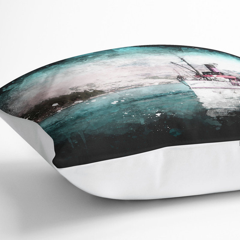 Square Cushion, 55cm H x 55cm W x 20cm D, White