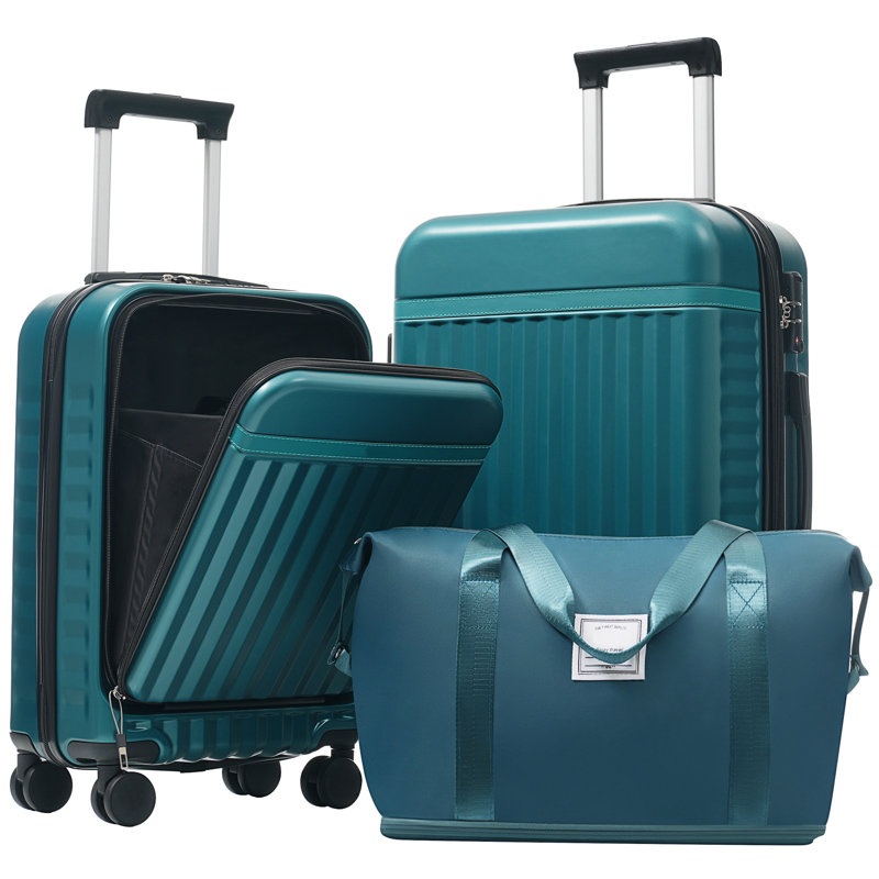 Front Opening Luggage Set 3 Piece