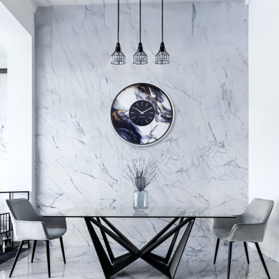 Modern Classic Aluminium Wall Clock