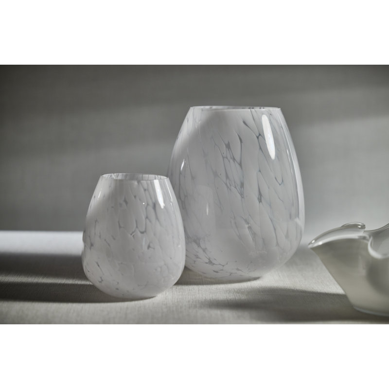 Gracelyn Glass Table Vase, 8" H x 6.75" W x 6.75" D