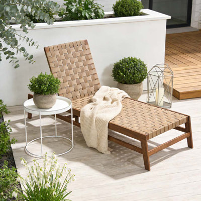 Outdoor Rope Chaise Lounge