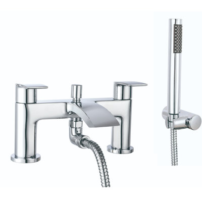 VeeBath Bath Shower Mixer Tap Chrome Bath and Shower Mixer