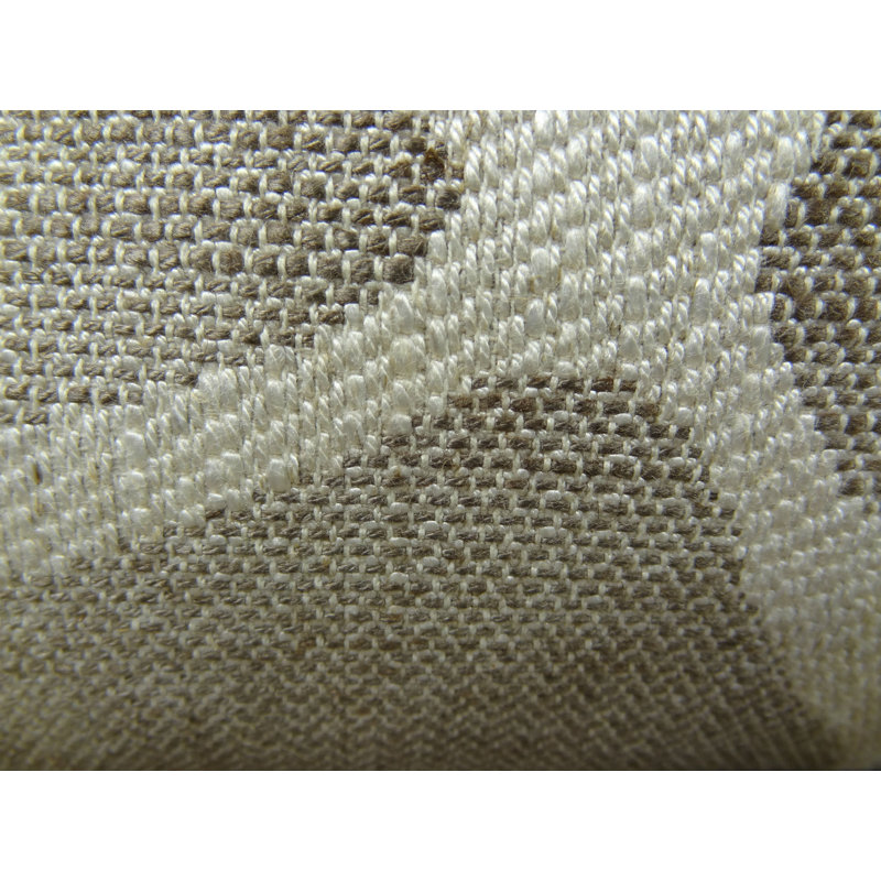 Coussin Sable, H 26 po x l 26 po, Gris / Blanc, Polyester