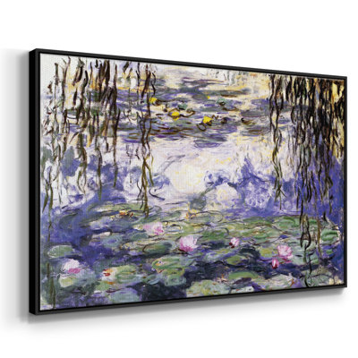 Nymphéas sur toile, reproduction d'art sur toile