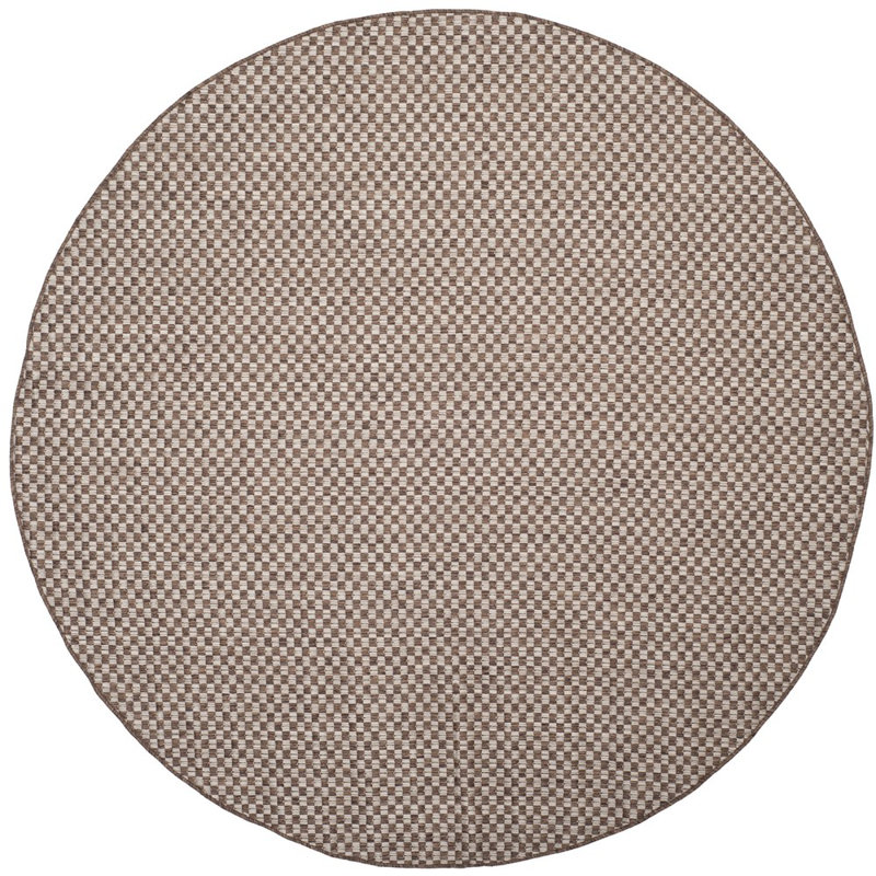 Tapis d'intérieur / extérieur à carreaux Dirks Performance, Rond 4 pi