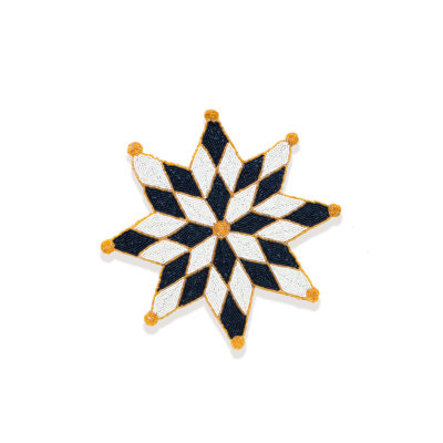 Polaris Starburst Beaded Placemat