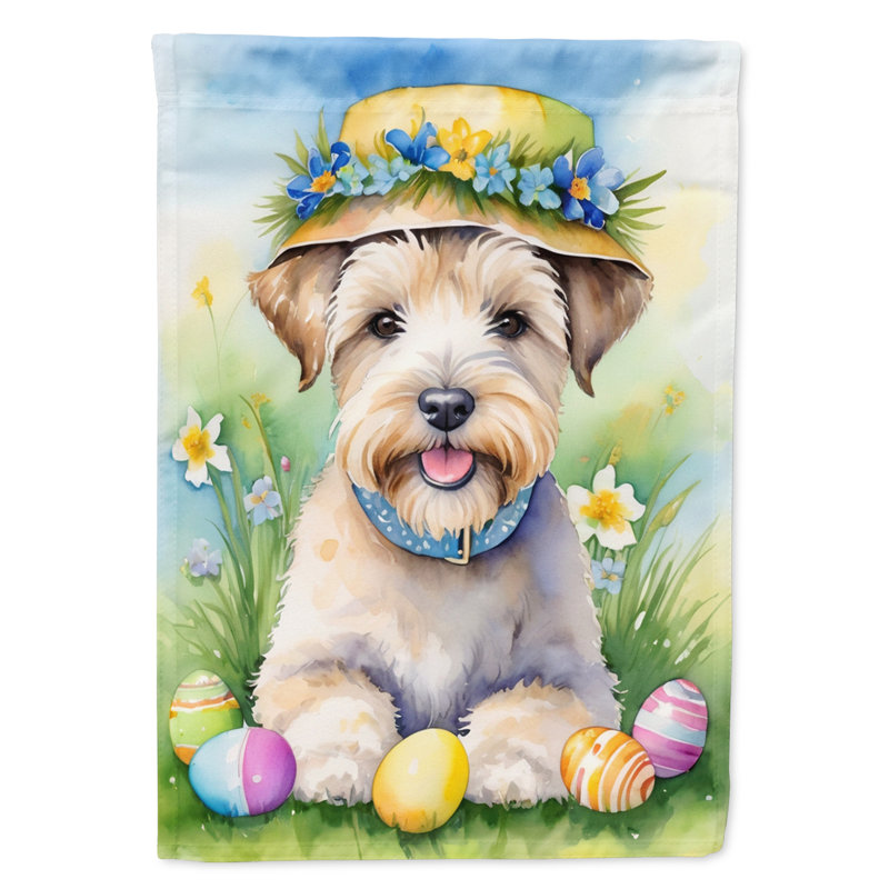 Easter Egg Hunt Double Sided 40'' H x 28'' W Polyester Easter House Flag