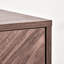 Buffet buffet, armoire de cuisine à double porte à chevrons, armoire d'appoint avec tablette réglable
