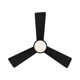 Hug 44'' 3 Blade Ceiling Fan with LED Light Kit