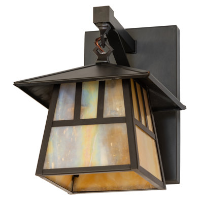8" Wide Stillwater Double Bar Mission Wall Sconce