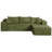 Kustas 2 - Piece No Assembly Required Upholstery Boneless Sofa with Pillow-2103405857