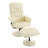 Recliner Chair With Ottoman - 360° Swivel Massage Lounge Chair With 5-Point Vibration & Heated Seat