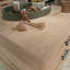 Table basse polyvalente à finition brune avec tiroir spacieux et tablette ouverte pour les intérieurs modernes et rustiques-95547217