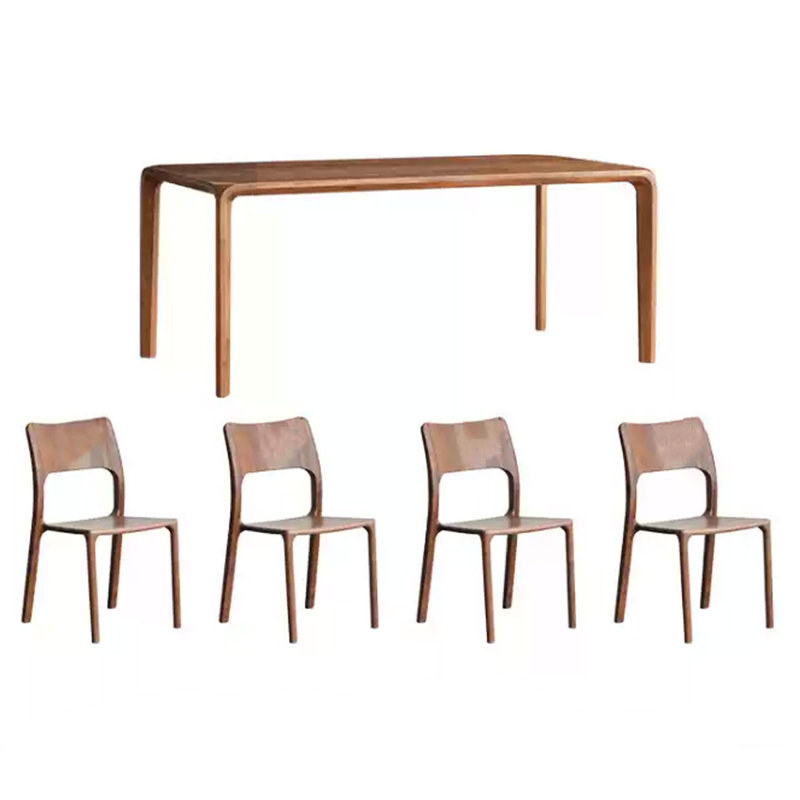Light luxury rectangular simple dining table