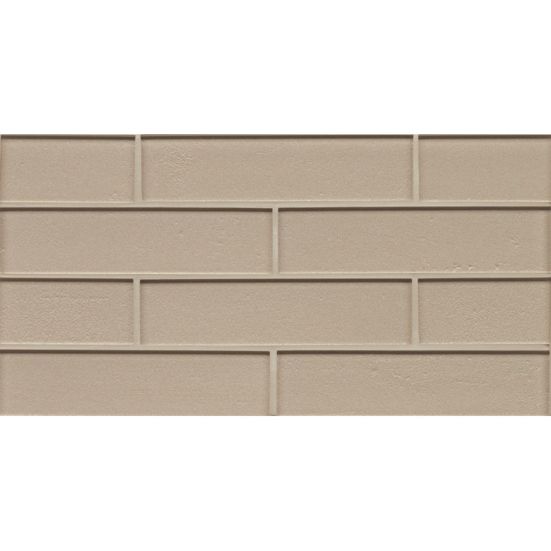 Manhattan 2" x 8" Glass Mosaic Tile, Silk