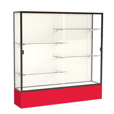 Spirit Series 72'' H x 72'' W Aluminum Display Cases 