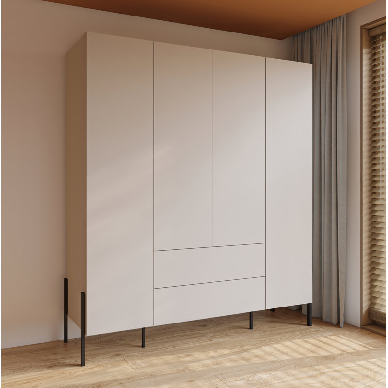 4 Door Laminate Wardrobe