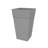 Modern 25-in Recycled Plastic Indoor/Outdoor Square Tapered Vertical Planter-1864383777