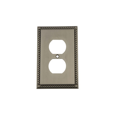 Rope 1-Gang Duplex Outlet Wall Plate