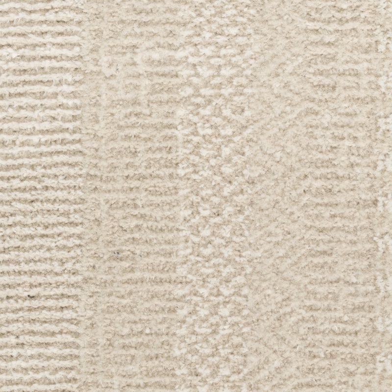 Ebern Designs Reimann Taupe Modern Indoor Rug, Rectangle 5' x 7'