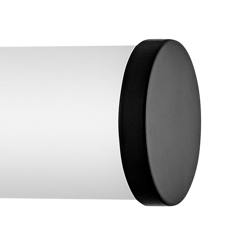 Zevi Dimmable LED Bath Bar, Black/Chrome