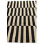Tapis noir et blanc 5 x 8 Pinkerton